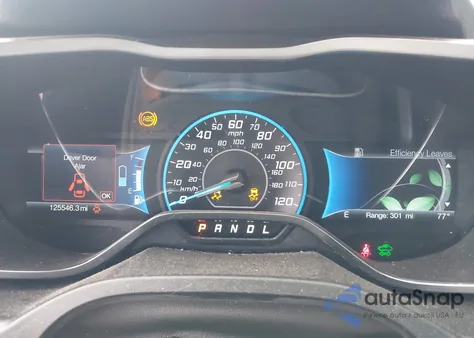 2017 Ford C-Max Hybrid Se from USA, damaged, VIN 1FADP5AU1HL111653